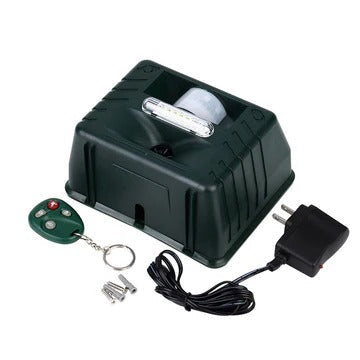 Ultradźwiękowy Odstraszacz Ptáków z LED - Skuteczna Ochrona Ogrodu, Ekologiczny Straszak na Ptaki 1