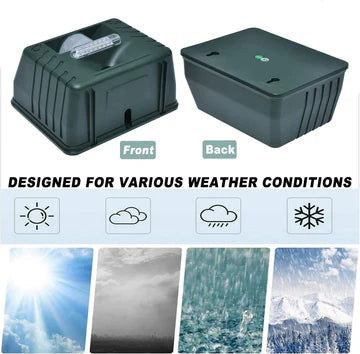 Ultradźwiękowy Odstraszacz Ptáków z LED - Skuteczna Ochrona Ogrodu, Ekologiczny Straszak na Ptaki 3