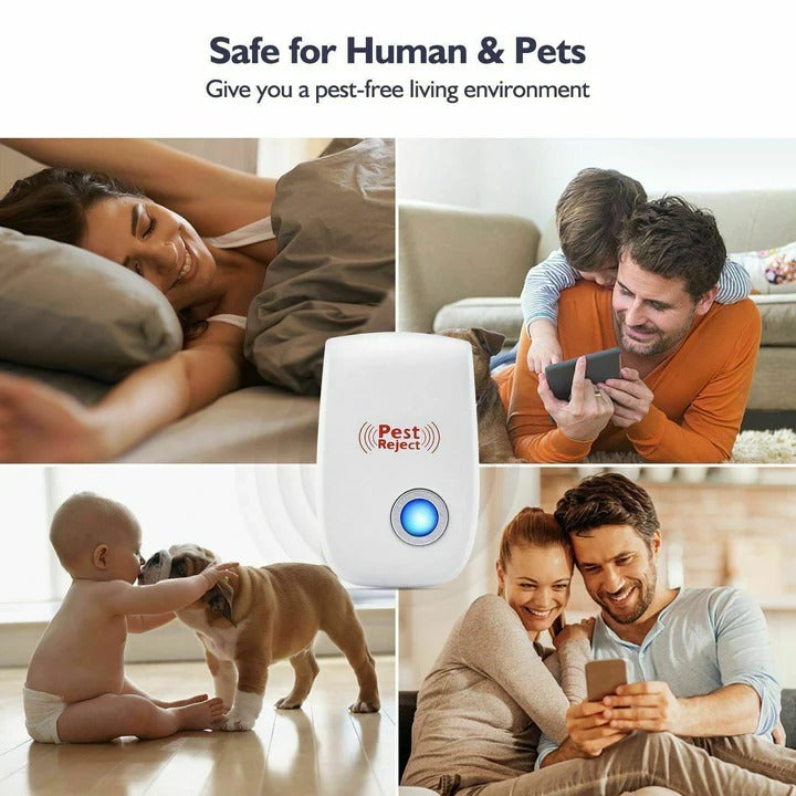 Ultradźwiękowy Odstraszacz Szkodników - Skuteczna Ochrona Domu do 800 ft² 3