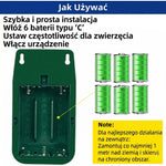 Baterie do odstraszaczy szkodników ultradźwiękowych
