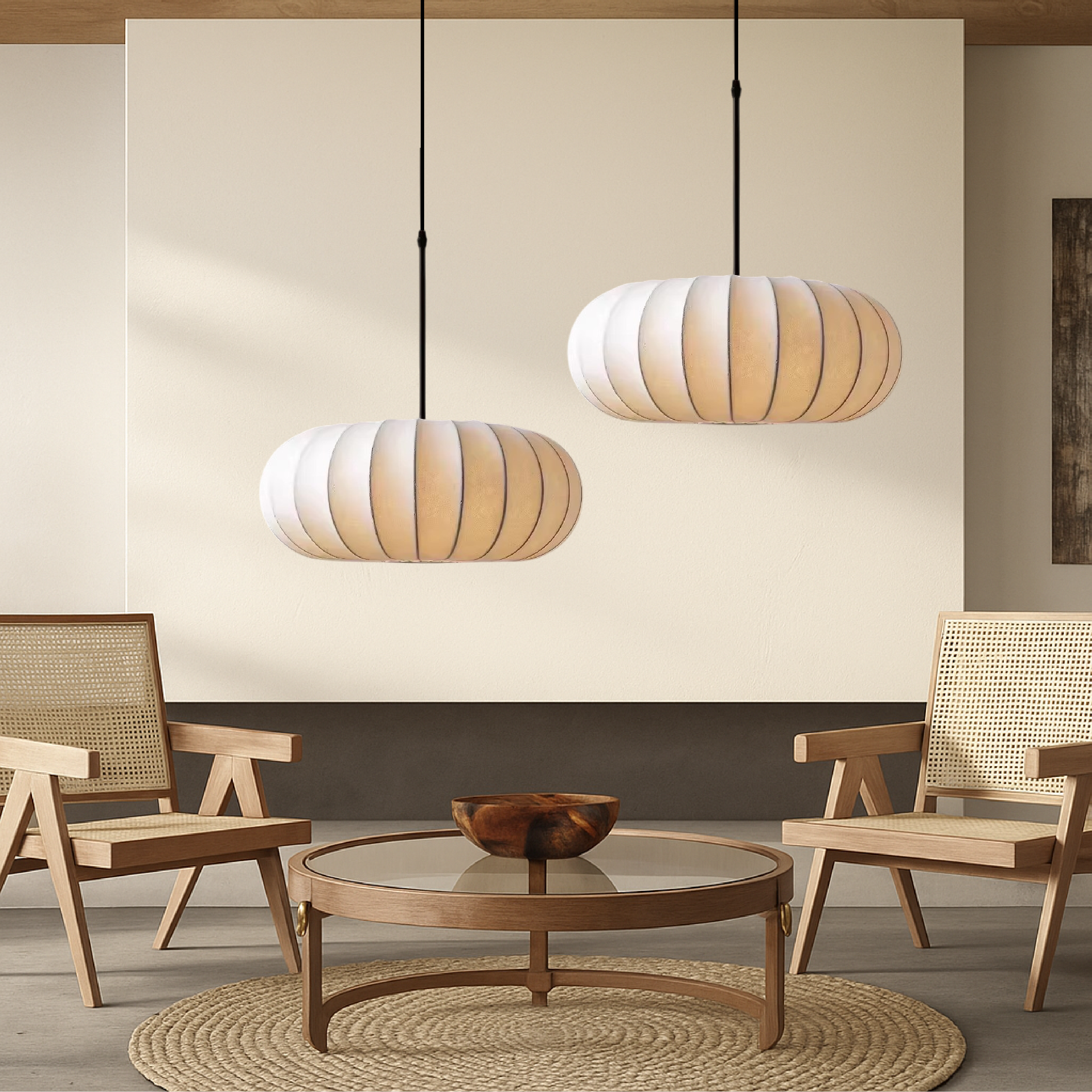 Verona - Jedwabna Lampa Wisząca z Regulowaną Wysokością