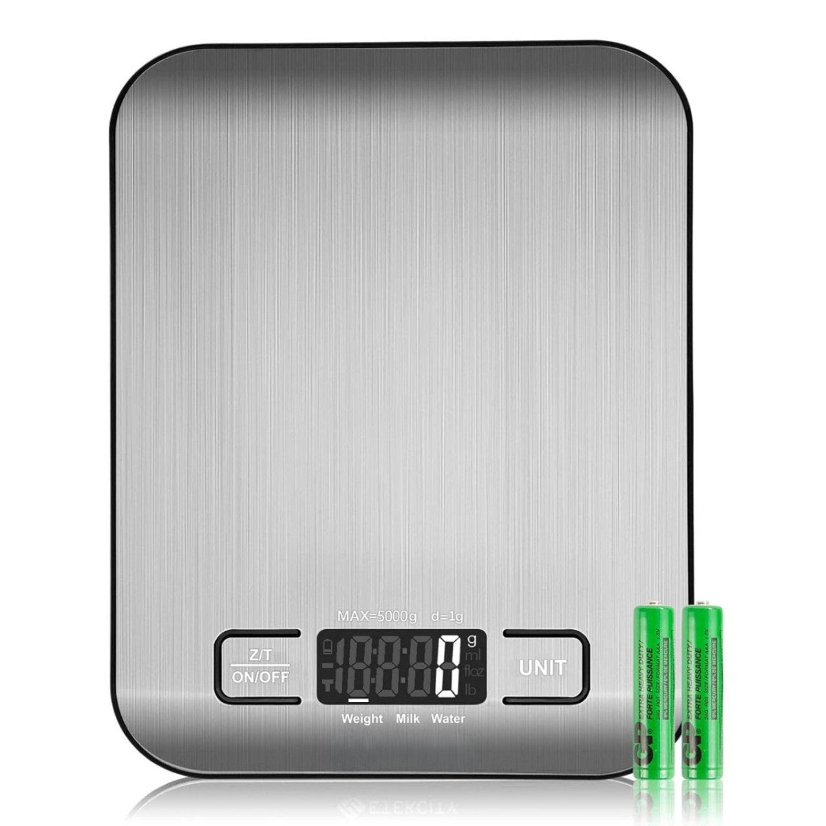 Waga Kuchenna Elektroniczna do 5 kg z Wyświetlaczem LCD – Dokładność 1 g, Funkcja Tarowania 0