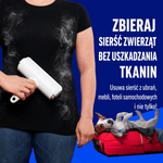 Wałek Do Usuwania Sierści Zwierząt – Elektrostatyczny, Wielokrotnego Użytku, Przenośny