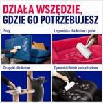 Wałek Do Usuwania Sierści Zwierząt – Elektrostatyczny, Wielokrotnego Użytku, Przenośny