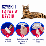 Wałek Do Usuwania Sierści Zwierząt – Elektrostatyczny, Wielokrotnego Użytku, Przenośny