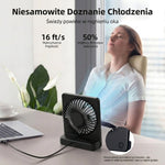 Wentylator Biurkowy Cichy z Obrotową Głowicą – Kompaktowy, 3 Poziomy Prędkości 7