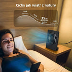 Wentylator Biurkowy Cichy z Obrotową Głowicą – Kompaktowy, 3 Poziomy Prędkości 8