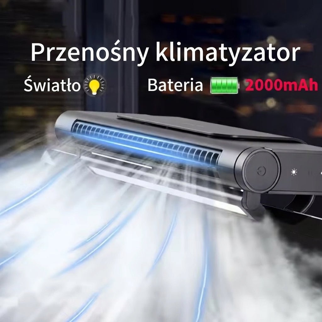 Wentylator USB Bezłopatkowy z Regulacją – Stojący lub Montowany na Monitorze 7