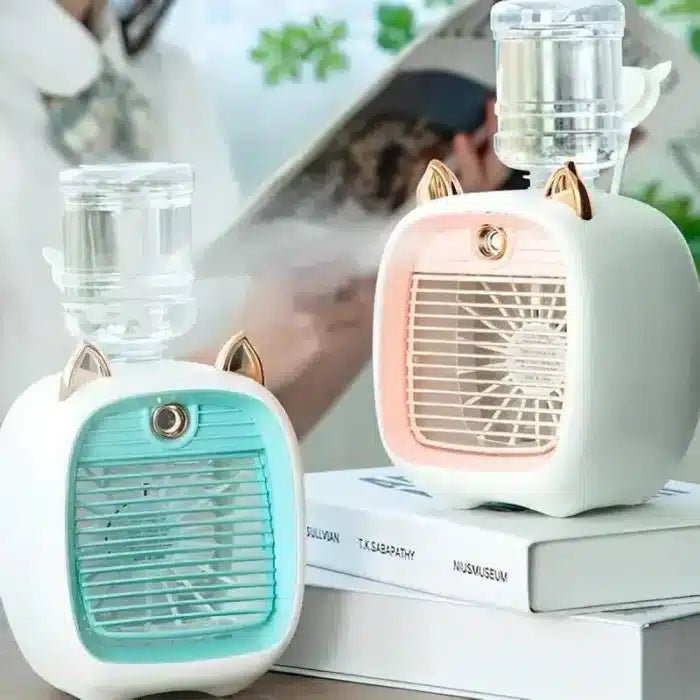 Wentylator USB z Funkcją Chłodzenia – Przenośny Klimatyzator do Biura i Podróży 4