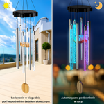 Wiatraki LED Zasilane Energią Słoneczną – Wodoodporne Dzwonki do Ogrodu i Patio