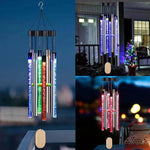 Wiatraki LED Zasilane Energiją Słoneczną – Wodoodporne Dzwonki do Ogrodu i Patio 2