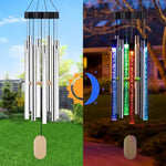 Wiatraki LED Zasilane Energiją Słoneczną – Wodoodporne Dzwonki do Ogrodu i Patio 3