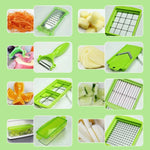 Wielofunkcyjna Krajalnica Do Warzyw 12 w 1 Z Ergonomiczną Osłoną Dłoni 2