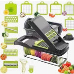 Wielofunkcyjna Krajalnica Do Warzyw 18 w 1 - Bezpieczne Ostrza, Kompaktowe Przechowywanie 2