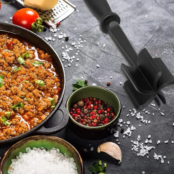 Wielofunkcyjny Rozdrabniacz do Mięsa ze Stali Nierdzewnej i Ergonomicznym Uchwytem 4