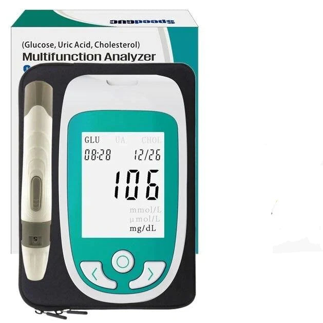 Wielofunkcyjny Zestaw Do Testu Cholesterolu i Glukozy - Szybkie Wyniki w Domu 1