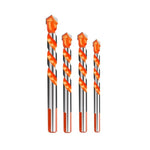 Wiertła Do Metalu i Drewna – Zestaw 4 Rozmiarów HSS 6542 6-12 mm z Rowkiem W 0