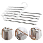 Wieszak Stojący na Ubrania z Obrotowym Hakiem - Oszczędność Miejsca i Antypoślizgowe Pręty 7