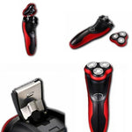 Wodoodporna Golarka Elektryczna Męska z Trymerem 3D - Gładkie Golenie na Mokro i Sucho 3