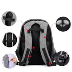 Wodoodporny Plecak Na Laptopa Z Portem USB I Zabezpieczeniem Przed Kradzieżą 3