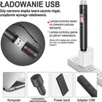 Wskaźnik Laserowy Zielony Dalekiego Zasięgu z Wbudowaną Baterią – Efekt Gwiaździstego Nieba 3