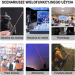 Wskaźnik Laserowy Zielony Dalekiego Zasięgu z Wbudowaną Baterią – Efekt Gwiaździstego Nieba 7