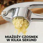 Wyciskarka do Czosnku Metalowa z Ergonomiczną Rączką i 37 Otworami – Łatwe Czyszczenie 2