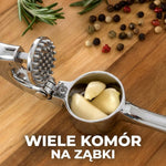 Wyciskarka do Czosnku Metalowa z Ergonomiczną Rączką i 37 Otworami – Łatwe Czyszczenie 3