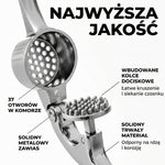 Wyciskarka do Czosnku Metalowa z Ergonomiczną Rączką i 37 Otworami – Łatwe Czyszczenie 4