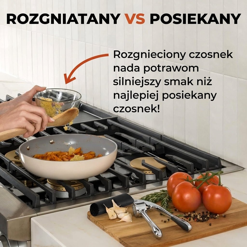 Wyciskarka do Czosnku Metalowa z Ergonomiczną Rączką i 37 Otworami – Łatwe Czyszczenie 7