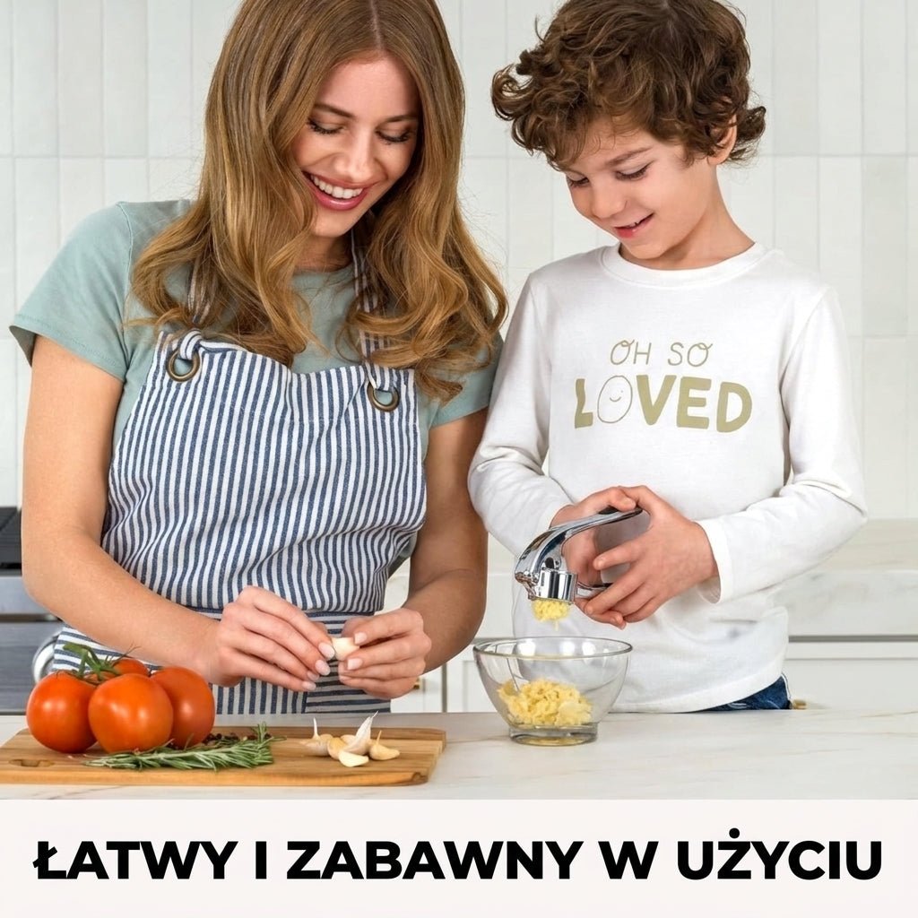 Wyciskarka do Czosnku Metalowa z Ergonomiczną Rączką i 37 Otworami – Łatwe Czyszczenie 8