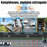 Wykrywacz Radarów z Ostrzeżeniem Laserowym – Zasilany Panelem Słonecznym do Pojazdów
