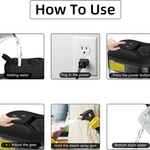 Wysokociśnieniowy Odkurzacz Parowy 2500 W z Rękawiczkami Ochronnymi - Skuteczne Czyszczenie Bez Chemii 6