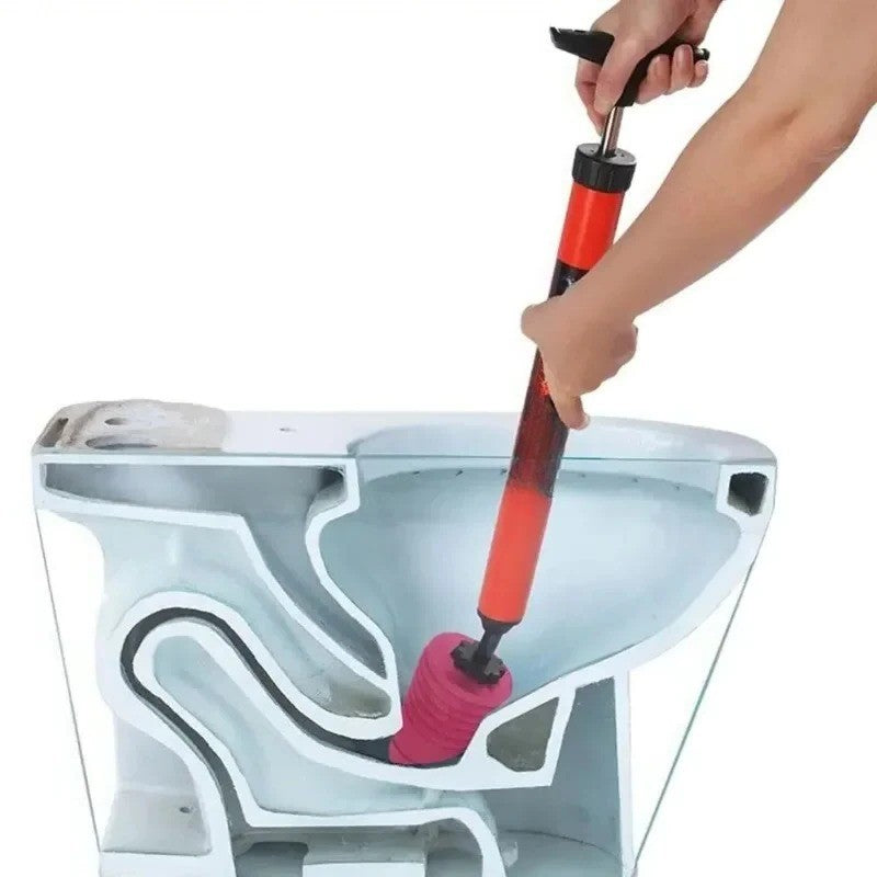 Wysokociśnieniowy Tłok Do Toalety Z Ergonomicznym Uchwytem I Wymiennymi Głowicami 1