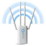 Wzmacniacz WiFi do Gniazdka z Czterema Antenami – Długi Zasięg do 760m, Prędkość 1200 Mb/s 2