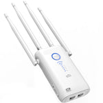 Wzmacniacz WiFi do Gniazdka z Czterema Antenami – Długi Zasięg do 760m, Prędkość 1200 Mb/s 4