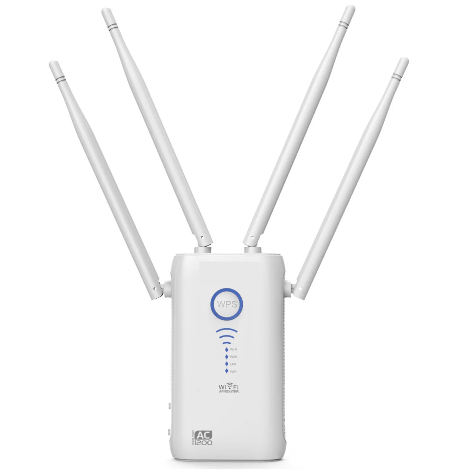 Wzmacniacz WiFi do Gniazdka z Czterema Antenami – Długi Zasięg do 760m, Prędkość 1200 Mb/s 5