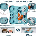 Zabawka Interaktywna dla Psów z Układanką i Smakołykami – Antypoślizgowa 21,5 cm 6