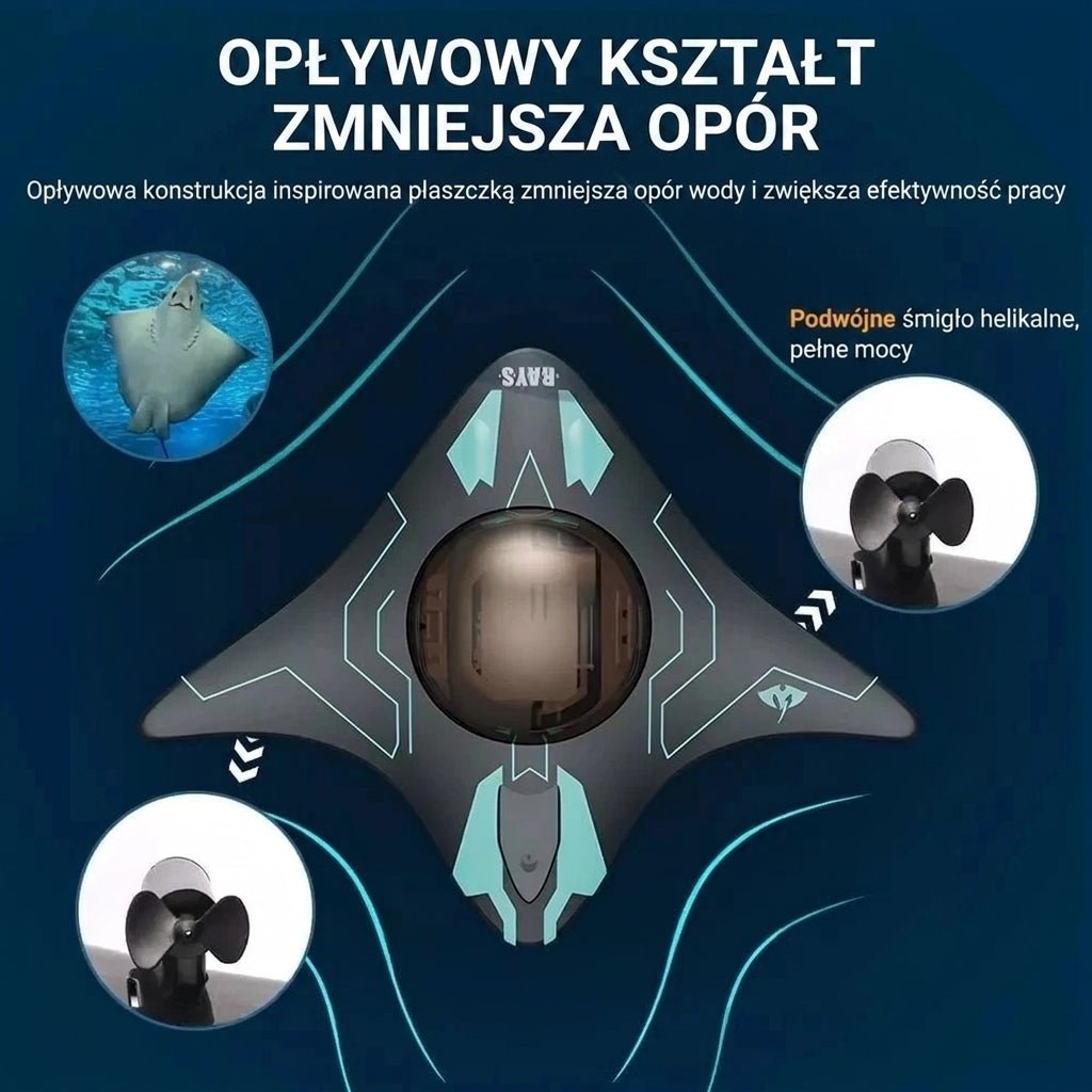 Zabawka Łódź Podwodna RC z Kamerą Wi-Fi – 6-Kanałowe Sterowanie, Do 10 m 17