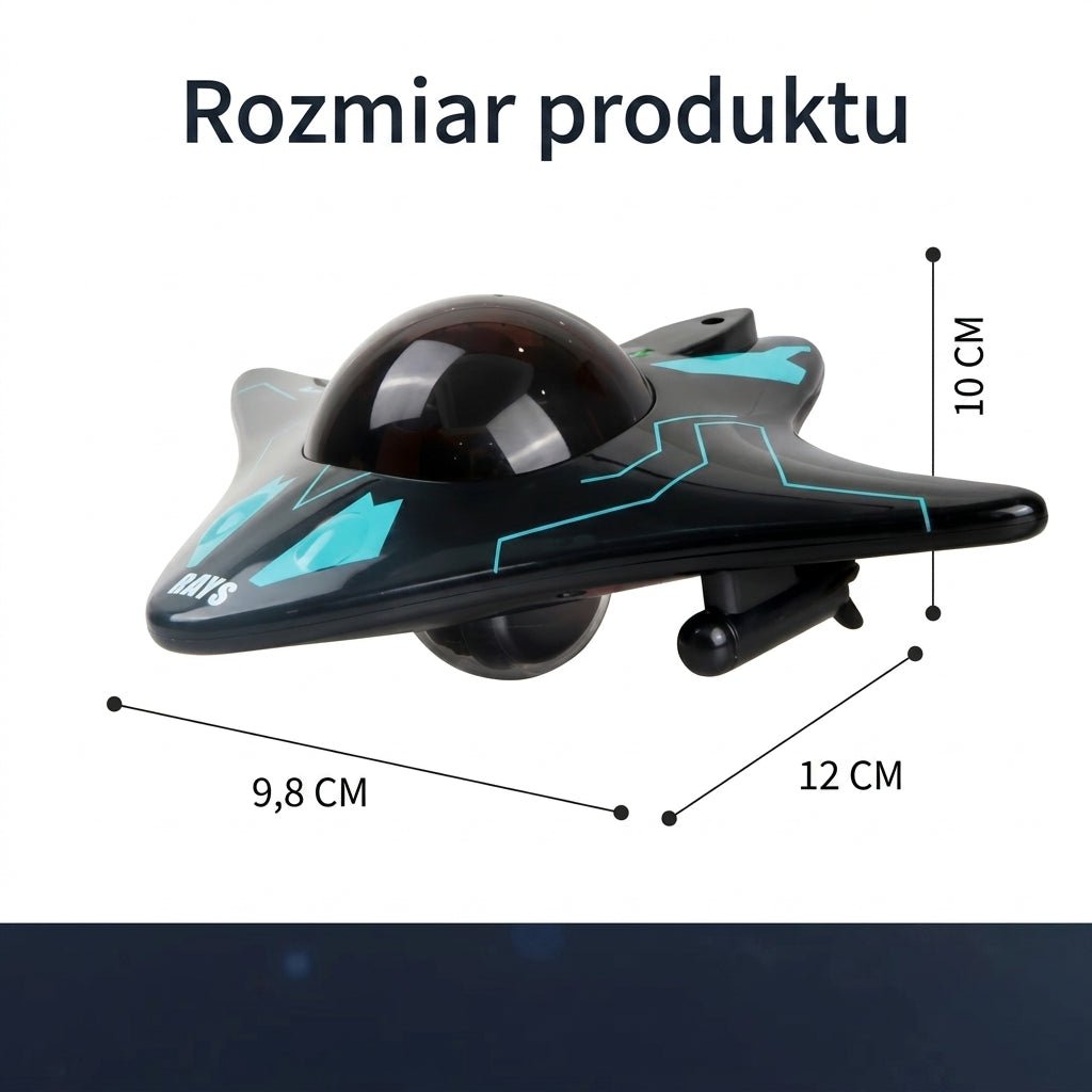Zabawka Łódź Podwodna RC z Kamerą Wi-Fi – 6-Kanałowe Sterowanie, Do 10 m 6