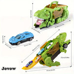 Zabawki dla Dzieci - Ciężarówka z Dinozaurem i 2 Mini Samochodziki z LED 6