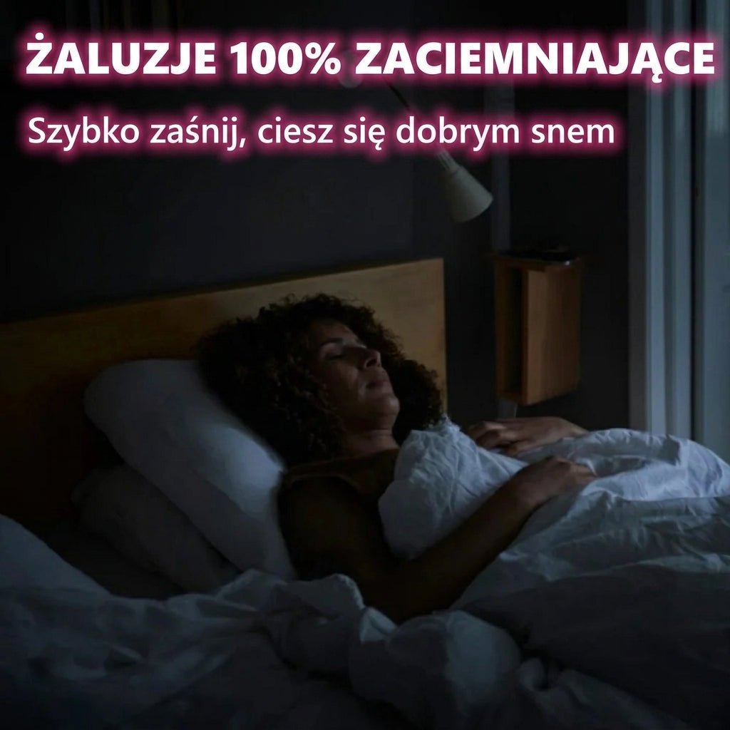 Zaciemniająca Osłona Okna Samoprzylepna – 100% Blokada Światła, Materiał Poliester 10