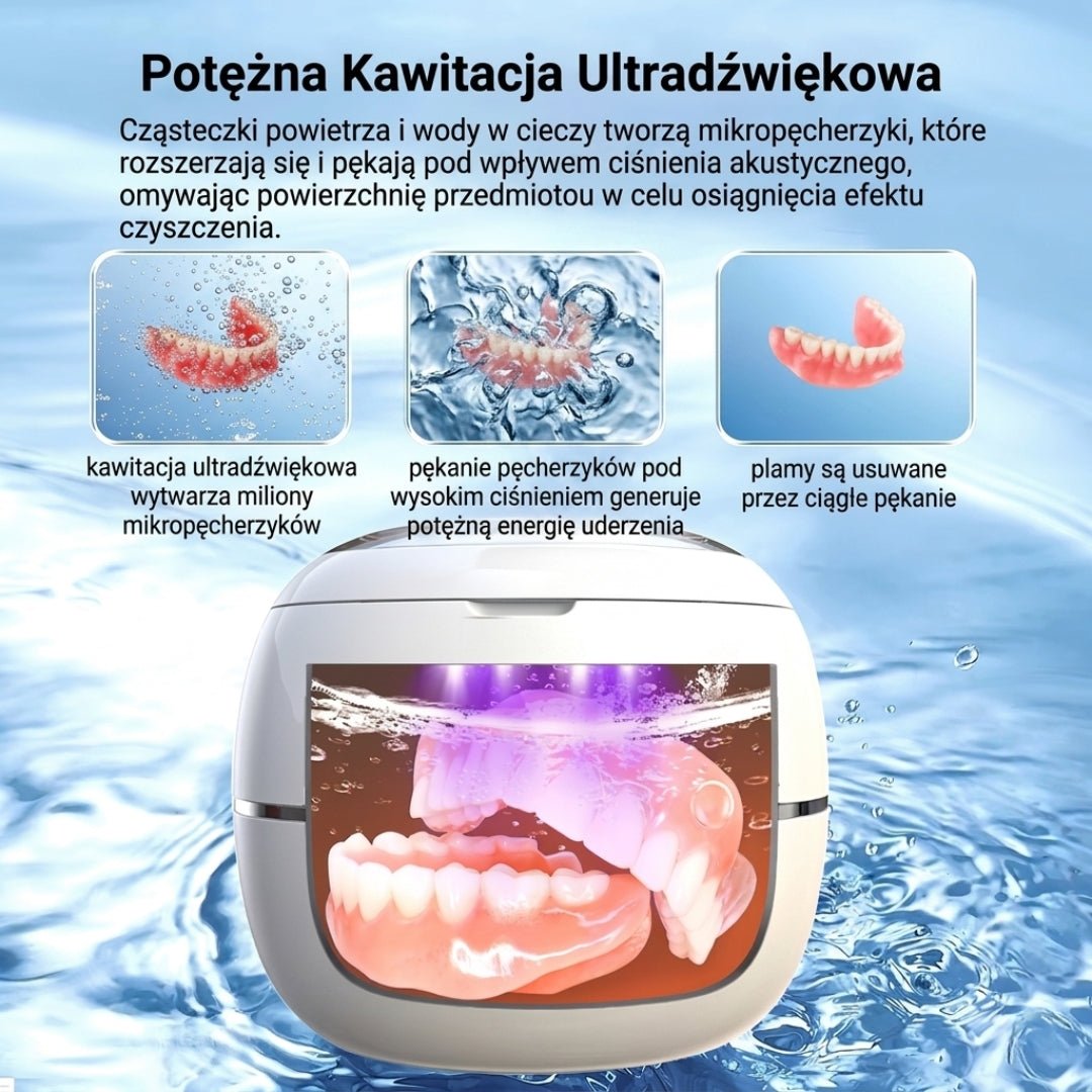 Zalety urządzenia do czyszczenia protez ultradźwiękowych