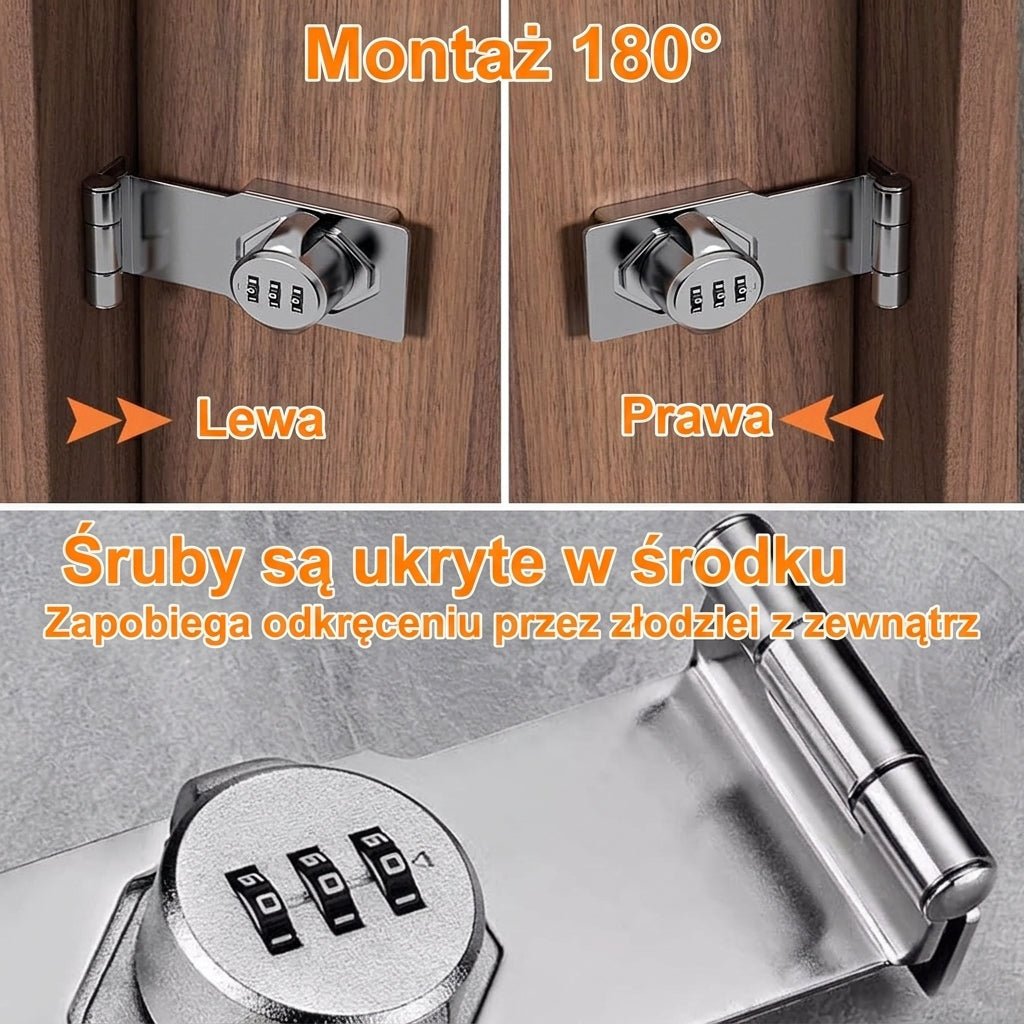 Zamek Do Drzwi Bez Klucza – Szyfrowy, Kompaktowy, Łatwy w Instalacji 10