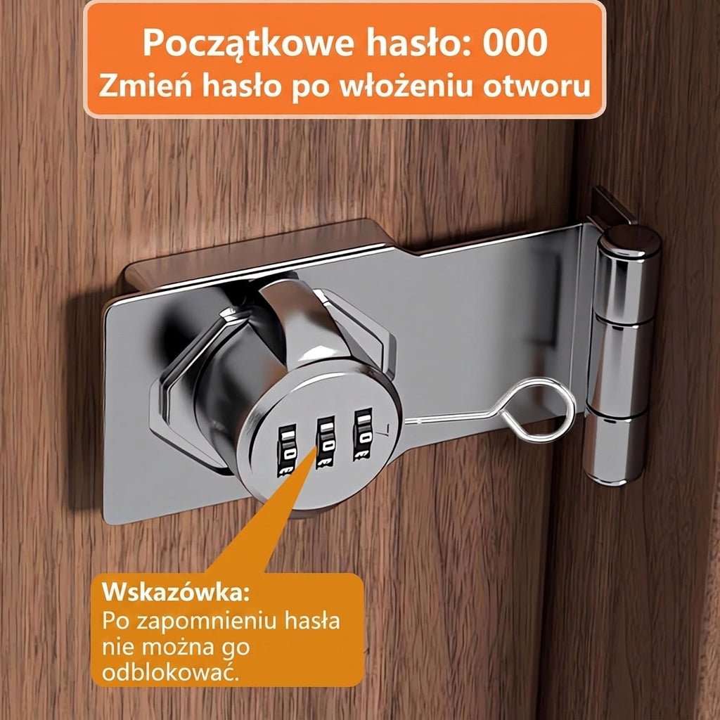 Zamek Do Drzwi Bez Klucza – Szyfrowy, Kompaktowy, Łatwy w Instalacji 14