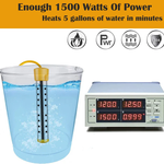 Zanurzeniowy Podgrzewacz Wody Elektryczny 1000-2000 W - Szybkie i Przenośne Rozwiązanie 1