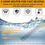 Zanurzeniowy Podgrzewacz Wody Elektryczny 1000-2000 W - Szybkie i Przenośne Rozwiązanie 2