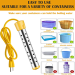 Zanurzeniowy Podgrzewacz Wody Elektryczny 1000-2000 W - Szybkie i Przenośne Rozwiązanie 3