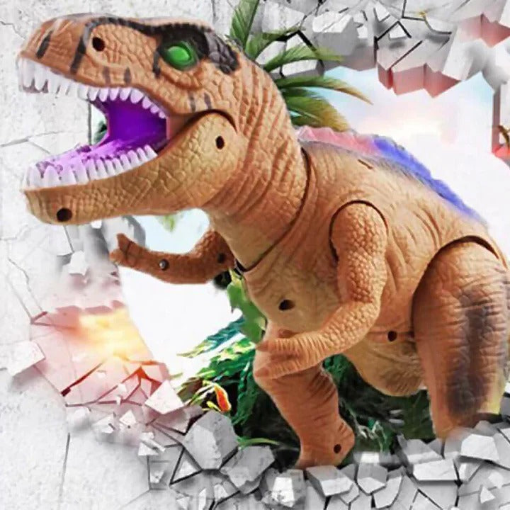 Zdalnie Sterowany Dinozaur T-Rex z LED - Chodząca i Ryczy Zabawka dla 3 Latka 8