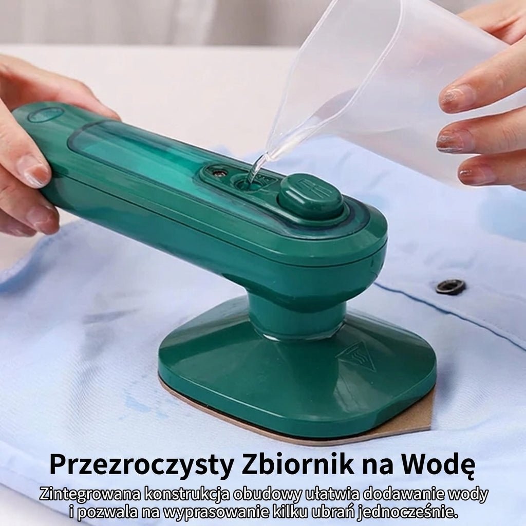 Żelazko Parowe Kompaktowe z Szybkim Nagrzewaniem – Prasowanie Na Sucho i Mokro 7